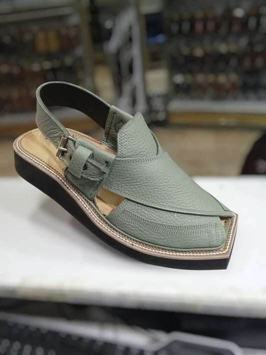 green colour peshawari chappaL
